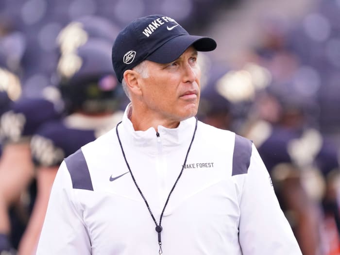 Wake Forest coach Dave Clawson